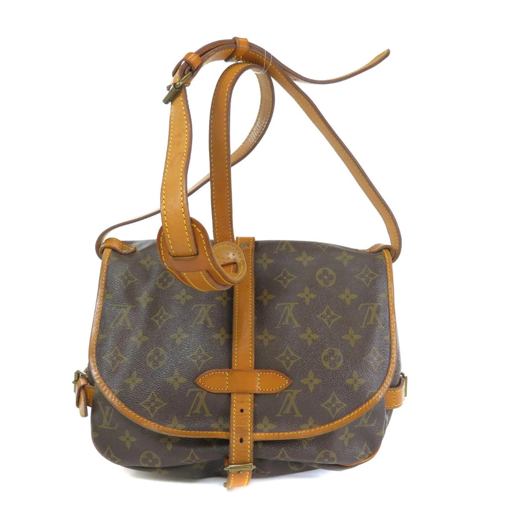 Louis Vuitton Shoulder Saumur Bag Monogram Canvas